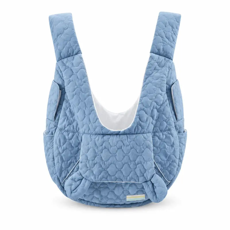 Pet Front Carrier Backpack Quilted Soft Hands-Free Head Out with Front Pocket for Small Dogs Cats Outdoor Walking Travel Puppy Chest Sling