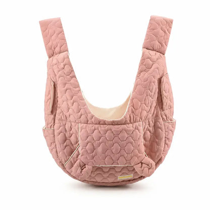 Pet Front Carrier Backpack Quilted Soft Hands-Free Head Out with Front Pocket for Small Dogs Cats Outdoor Walking Travel Puppy Chest Sling