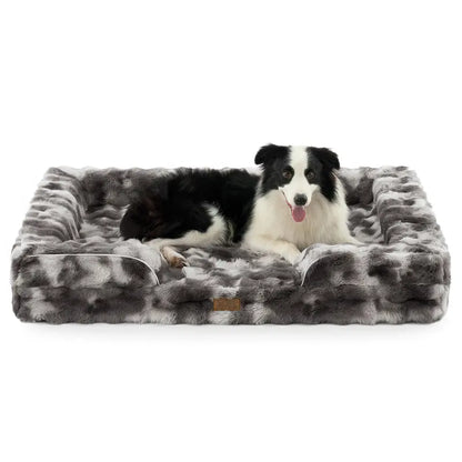 COZY KISS Orthopedic Dog Bed - Soft Fabric, Joint Relief, Supportive Cushion, 30X20 In, for Small-Medium Dogs, Tie Dye